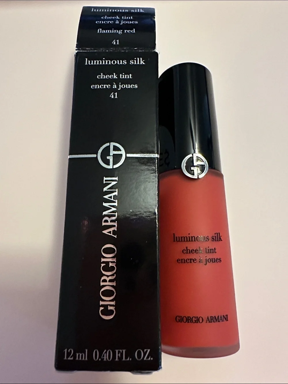 Giorgio Armani Cheek Tint Longwear Lightweight Liquid Blush 41 Flaming Red